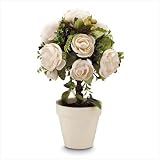 ROSE TOPIARY WEDDING CENTERPIECE OR AISLE MARKER