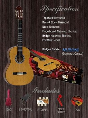MusicalInstruments: Valencia CG 1K NA Package