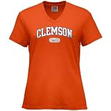 Nike Clemson Tigers Orange Ladies Classic Logo T-shirt