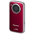 Panasonic HM-TA2EG-R Full HD Mobilkamera-Camcorder (8 Megapixel, 4-fach digit. Zoom, 7,6 cm (3 Zoll) Display, Touchscreen) rot