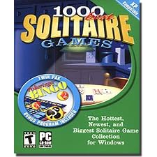 COSMI 1000 Best Solitaire Games / Pokeringo Bingo Twin Pak : Video Games