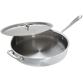 Click here to buy All-Clad Master Chef 2 6-Quart Saute Pan by All-Clad.