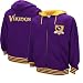 Mitchell & Ness Minnesota Vikings Purple Huddle Up Throwback Full Zip Hoody Sweatshir...