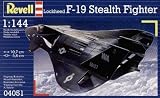 F-19 Stealth Fighter 1-144 Plastic Model Kit by Revell Germany by Revell