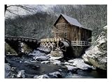 Grist Mill and Glade Creek, Badcock SP, WV, Photographic Print by David Davis, 24x18