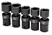 SK Hand Tools 34352 5-Piece 1/2-Inch Drive 6 Point Swivel Metric Impact Socket Set