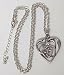 

Solid Pewter Celtic Knotwork Heart Pendant Necklace