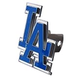 Los Angeles Dodgers Large Zinc Trailer Hitch Cover - MLB Baseball Fan Shop Sports Team Merchandise