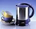 Petra WK 185.09 Cordless WasserKocher 1 l, Edelstahl-Topf, Wasserstandsanzeige innen, 1800 W Blau