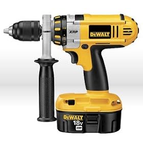 DEWALT DC920KA 18-Volt 1/2-Inch Heavy-Duty XRP Cordless Drill/Driver Kit