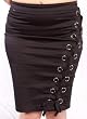 Switchblade Stiletto Eyelet Lace Up Skirt Sexy Laced Skirt