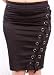 Switchblade Stiletto Eyelet Lace Up Skirt Sexy Laced Skirt Small - XL