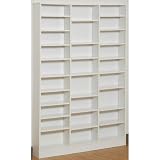 JKプラン 薄型オープンラック 1cmピッチ薄型オープンラック ホワイト幅120cm yh-108