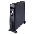 Duronic HV102 Black Digital Display Mica Panel 2.5KW Radiant Convector Heater with thermostat and Remote control - Oil Free Heater - Heats up in 1 Minute
