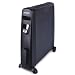 Duronic HV102 Black Digital Display Mica Panel 2.5KW Radiant Convector Heater with thermostat and Remote control - Oil Free Heater - Heats up in 1 Minute