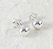 Sterling Silver Ball Post Earrings in Gift Box