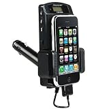 GTMax Permium Black 7-In-1 FM Transmitter Car Charger Kit for Apple Iphone 3GS 3G, IPod Nano 3rd 4th, Ipod Classic, Ipod Touch 1st 2nd