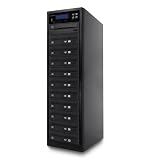 Spartan MD-8110 10 Target All-In-One Back-up center DVD Duplicator with CF,MS,MMC, SD, USB Slot (Black)