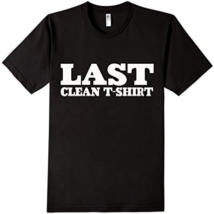 Men's Last Clean T-shirt Black Medium Black