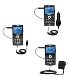 Deluxe Kit for the Samsung Blackjack II includes a USB cable with Car and Wall Charger - Gomadic Brand w/ TipExchange Technology