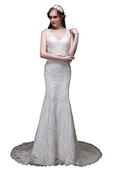 V-neck Crystal Belted Applique Lace Beaded Satin Sheath Wedding Dress  with a Chapel Train  With a Sash 