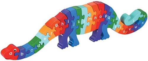 Childrens Toyshop  Toys : Wooden Dinosaur A to Z Jigsaw Puzzle