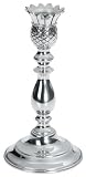 Ginkgo Pineapple Pewter 8-Inch Candle Stick