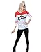 Suicide Squad Women's Harley Quinn Daddy's Lil Monster 3/4 Sleeve Baseball Shirt