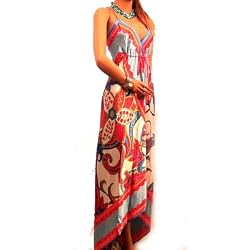 Scarf Maxi Dress