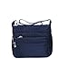 Crossbody Bag for Women Waterproof Shoulder Bag Messenger Bag Casual Canvas Purse Handbag (Small, Navy Blue)