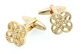 Fantastic gold plated Celtic Knot style cufflinks with presentation box
