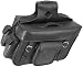 River Road Synthetic Leather Classic Compact Slant Style Extra-Large Removeable Saddlebags for Cruiser Bikes - Classic