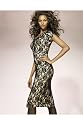 Newport News Shape fx Lace control cap-sleeve dress