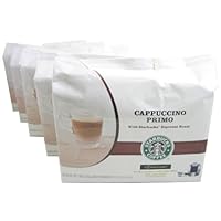 Tassimo T-Disk: Starbucks Cappuccino Primo T-Disc Pods (Case of 5 packages; 80 T-Discs Total)
