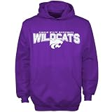 Kansas State Wildcats Purple Youth School Mascot Pullover Hoody Sweatshirt