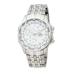 Orient Men's CEY04003W World-Time White Automatic Watch