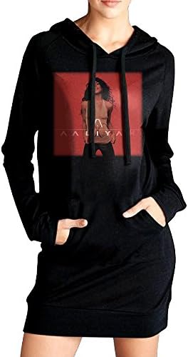Hoodie R&B Singer Aaliyah Throw Your Hands Up Women's Sweatshirt Dress