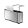 simplehuman Slim Sink Caddy, Stainless Steel