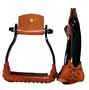 Aluminum Barrel Racing Stirrups Black