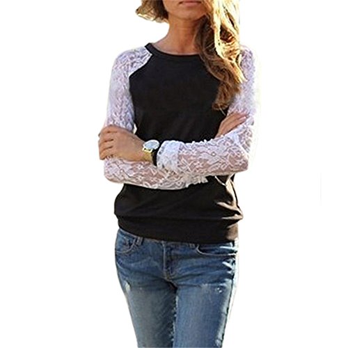 SPRINGWIND Women'S Hoodies Sweatshirt Lace Coat Outerwear Blouses Tops Valentines