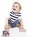 Baby Ji Bandana Drool Bibs - Fashionable Super Absorbent 100% organic cotton. adjustable Snaps - 4 Pack. Cute Baby Shower Gift. 2 Free Bonus: Corner Safety Bumpers + Ebook Total Toddler Care