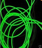 GrayBean 	 11ft Green Neon Glowing Strobing Electroluminescent Wire (El Wire)