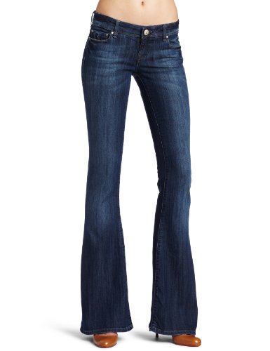 Mavi Women's Amber Dark Nolita Low Rise Retro Flare Jean product image