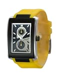 Kenneth Cole New York Men's KC1507 Sport Yellow Polyurethane Strap Watch