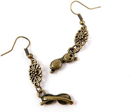 1 Pair Earring Jewelry Making Charms Antique Bronze Findings Hooks Supplies Wholesale Supply Handmade M3XF7 Sunglasses