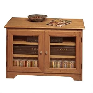 Idealist Cavaillon Media Storage Cabinet Distressing: None, Finish: Tangerine Paint, Knob...