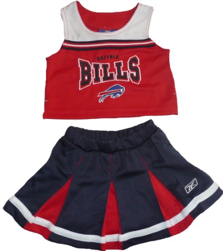 Buffalo Bills 2T Toddler Cheerleader Skirt & Top Girls Set