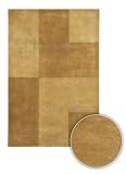 Chandra Rugs Antara Contemporary Wool Area Rug 107 Camel 7'9