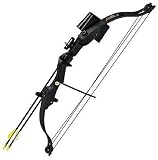 Bear Archery Brave 2 Bow Set, Black, Right Hand