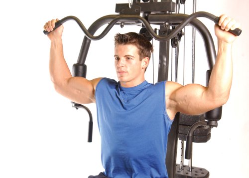 Cap Barbell Value Home Gym with 150 Pound Cement Weight Stack